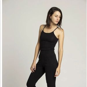 Ripples yogawear black jumpsuit size S